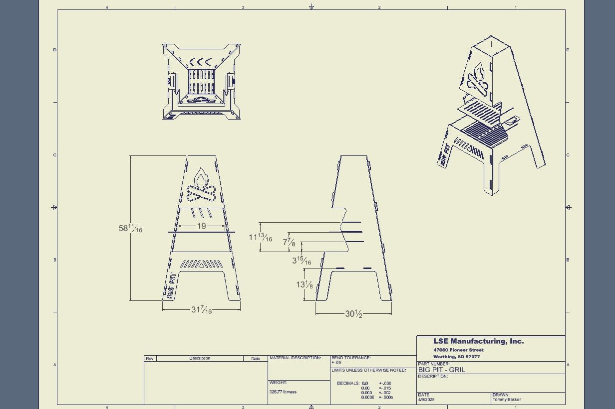 BIG PIT-GRILL Fire Pit