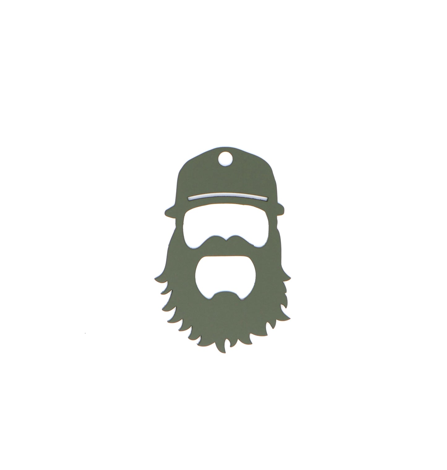 Bearded Man Bottle Opener - Short Beard