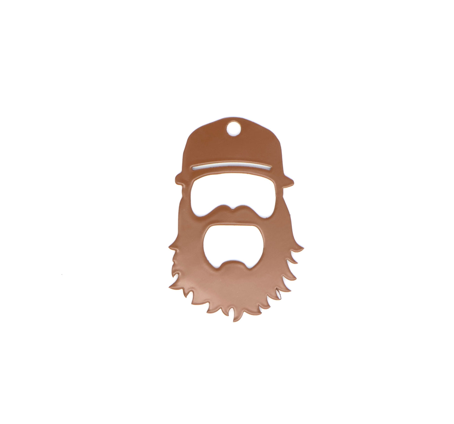 Bearded Man Bottle Opener - Short Beard