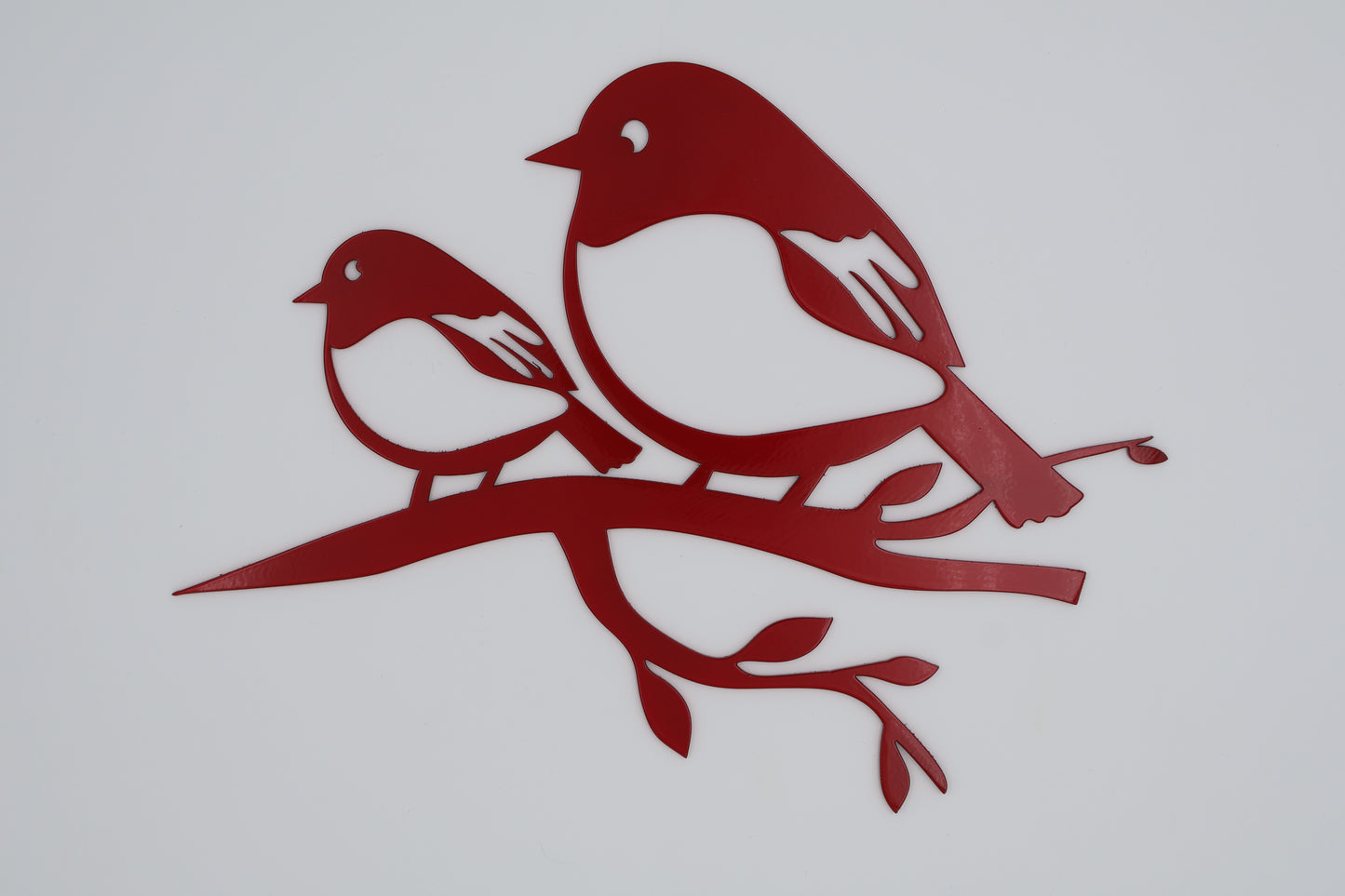 Two Birds On Branch Tree Stake Sign