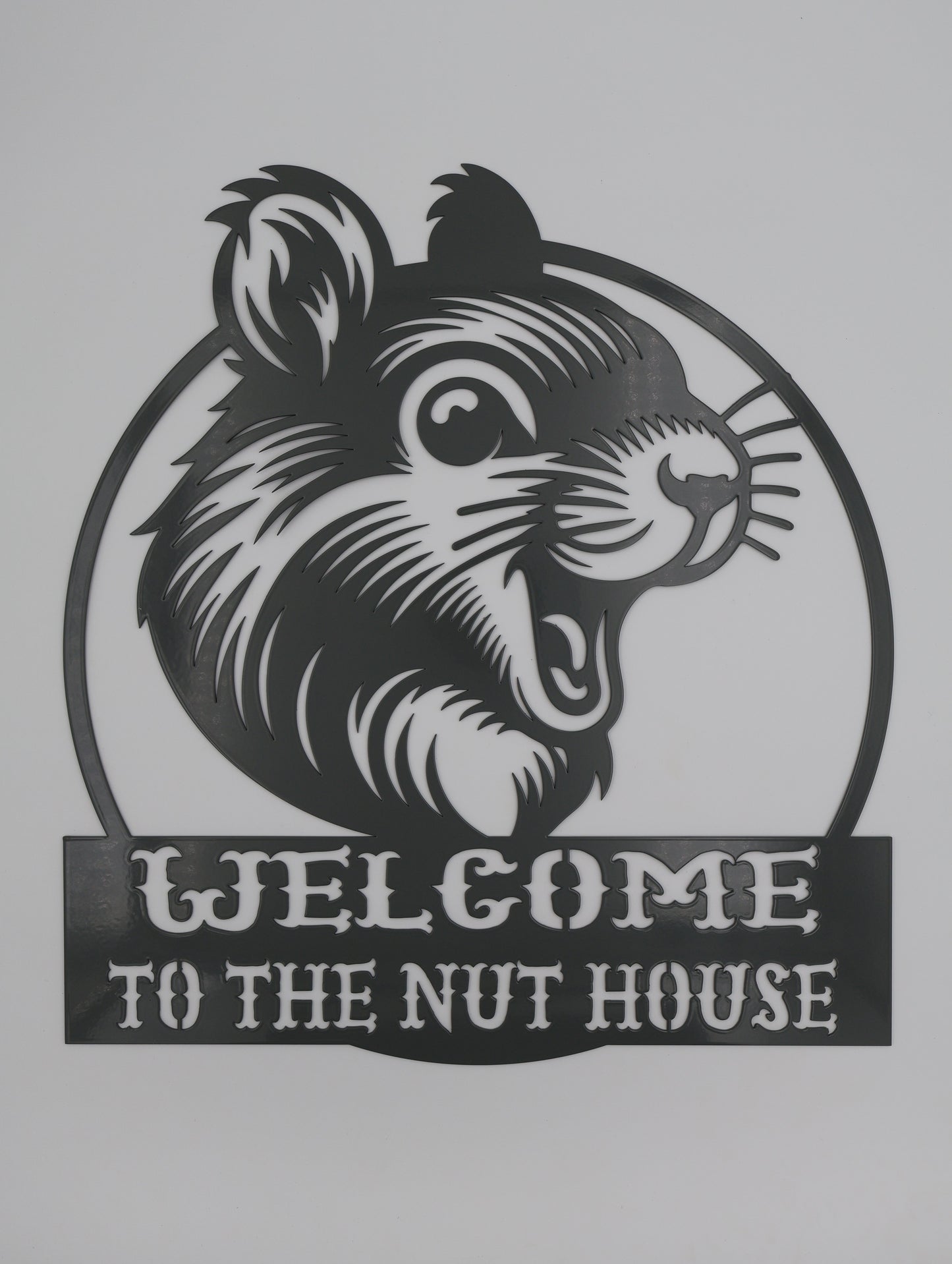 Welcome To The Nut House Sign