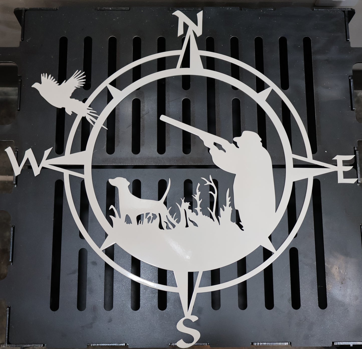 Pheasant Hunt Compass Sign