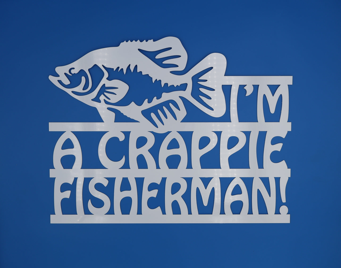 Crappie Fisherman Sign