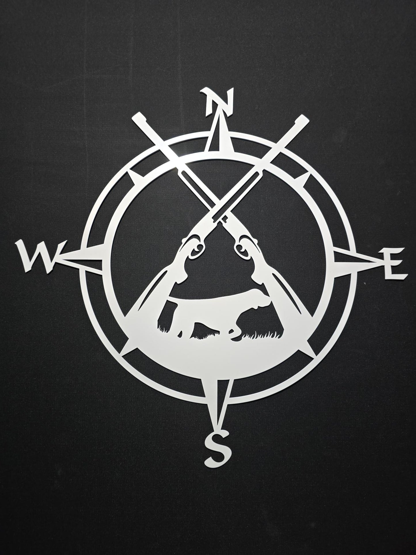 Dog & Guns Compass 1 Sign