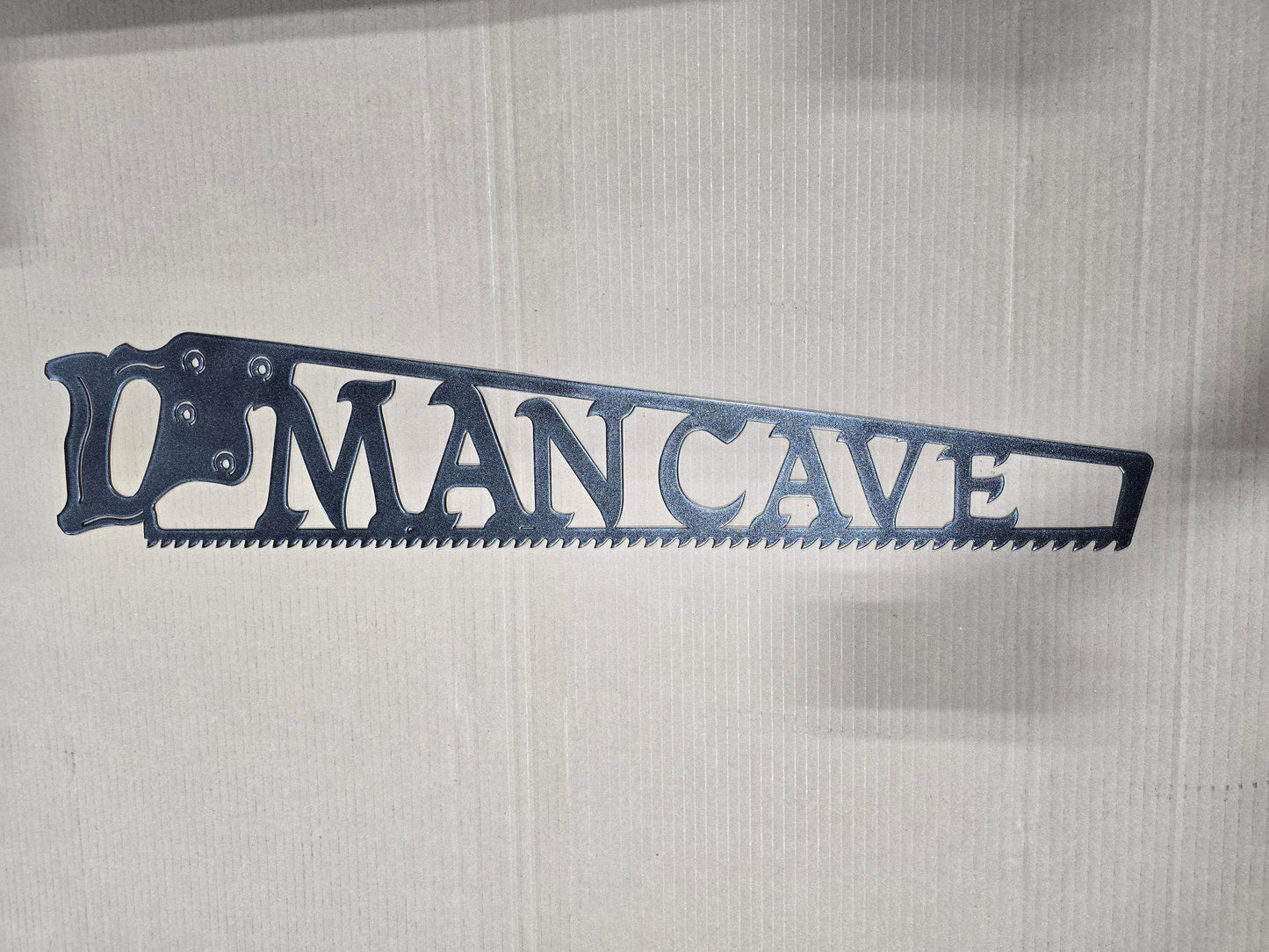 Man Cave Hand Saw Sign