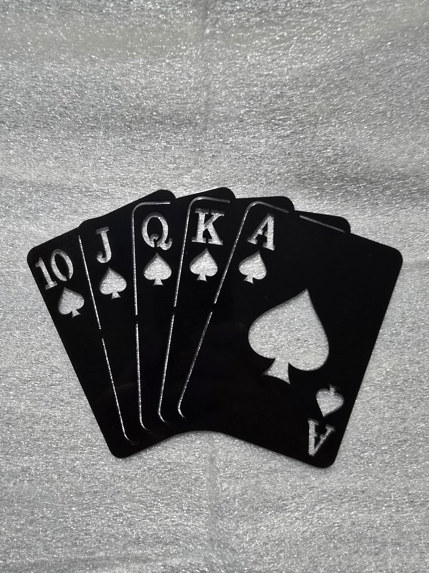 Royal Flush Spades Sign