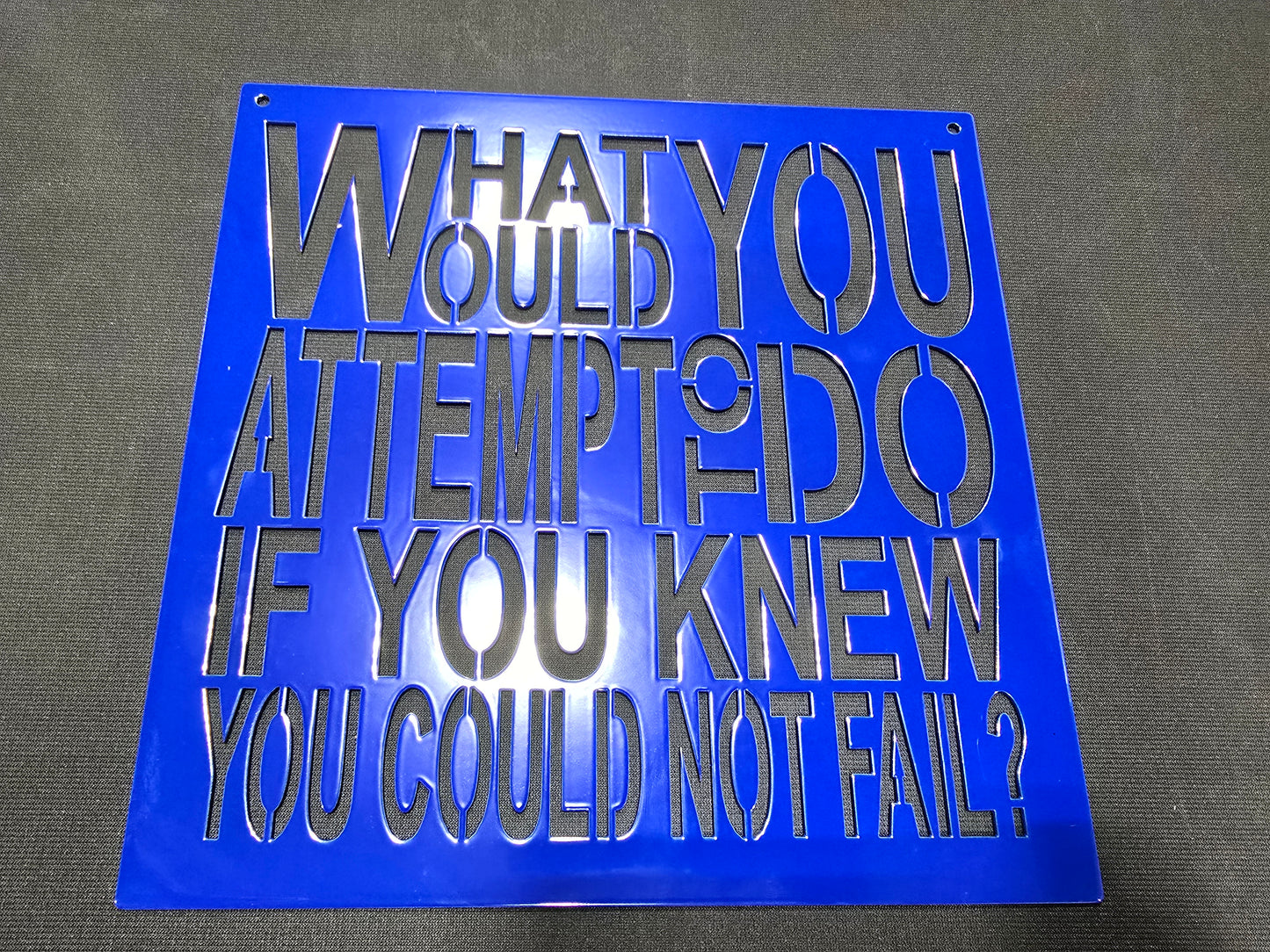 What Would You Do Sign