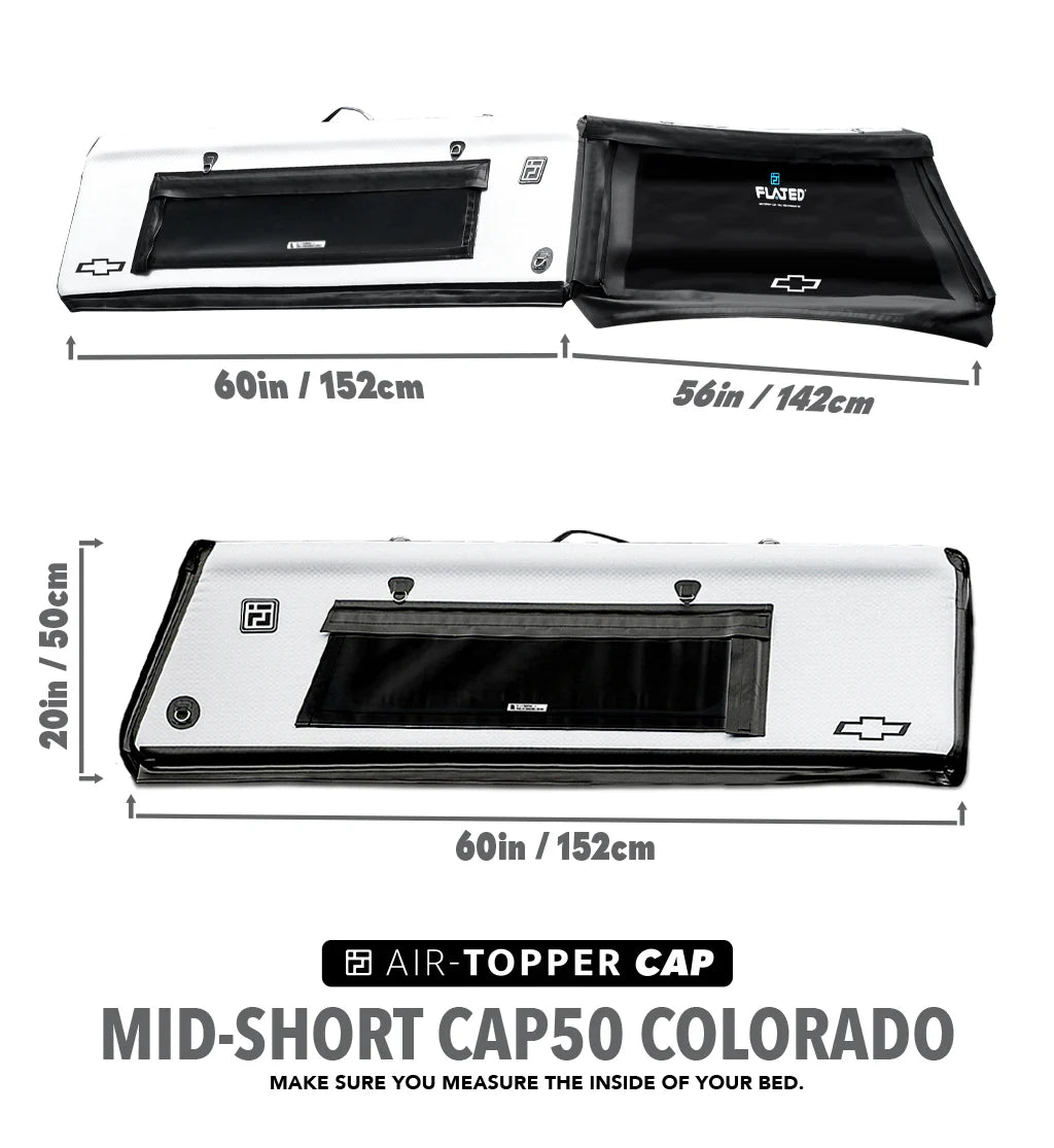 FLATED® Air-Topper® CAP Truck Topper - Chevrolet Colorado Mid-Size 5' Short Bed
