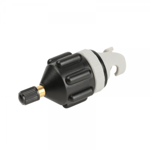 FLATED® Air-Compressor Valve Adaptor With Pressure Gauge