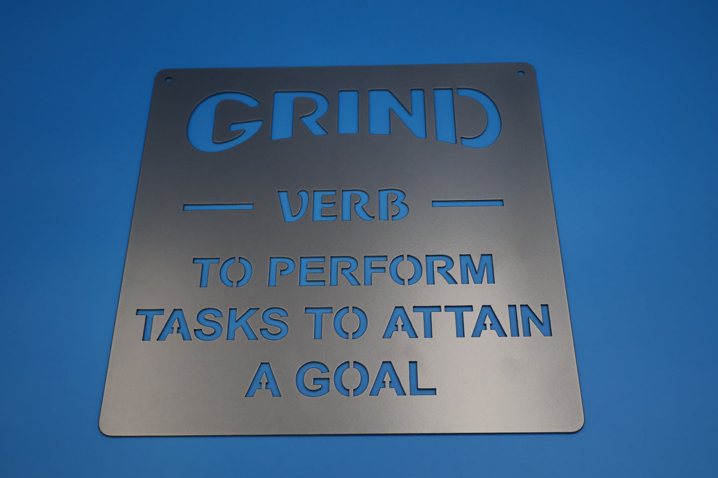 Grind -VERB- Perform Tasks