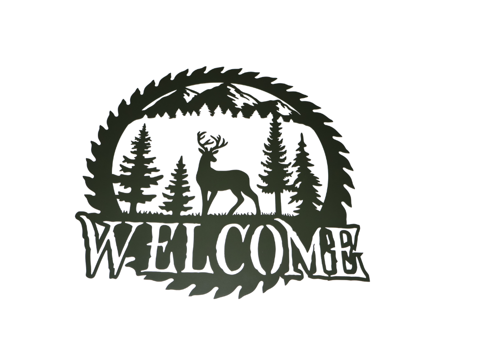 Welcome Deer Scene
