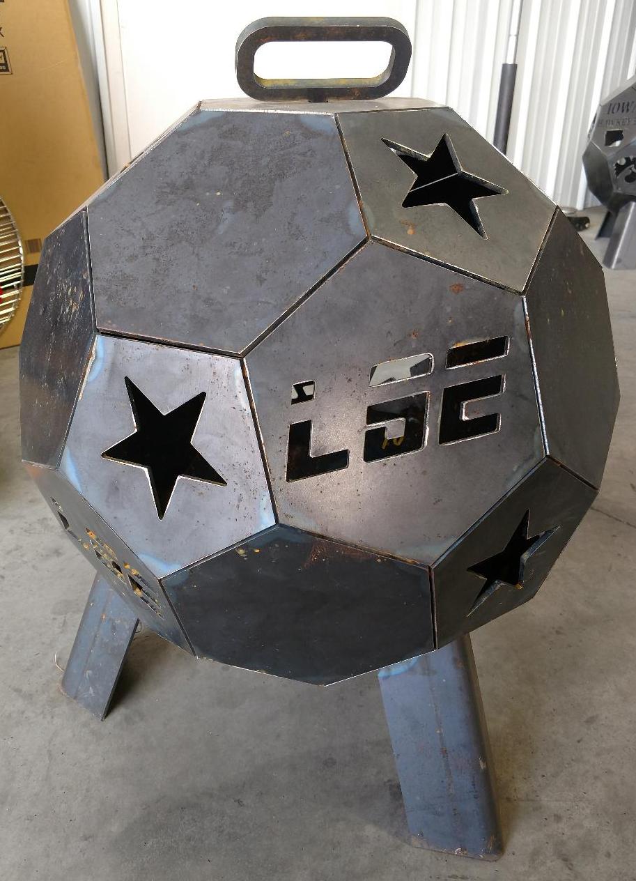 Small 3D Globe Fire Pit