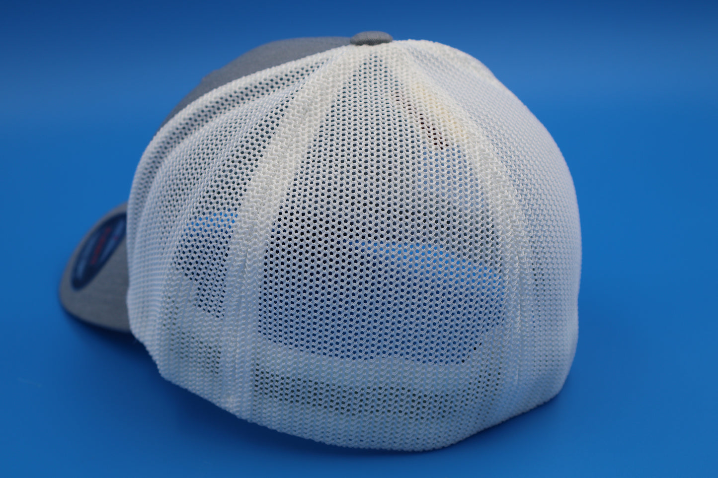 LSE MFG Embroidered Trucker Hat - Heather Grey/White