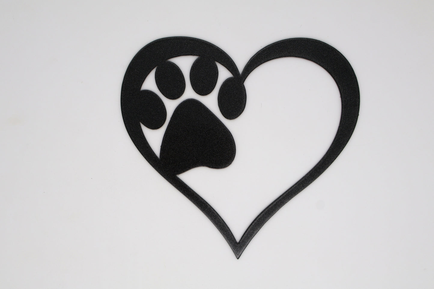 Heart With Paw Print Sign