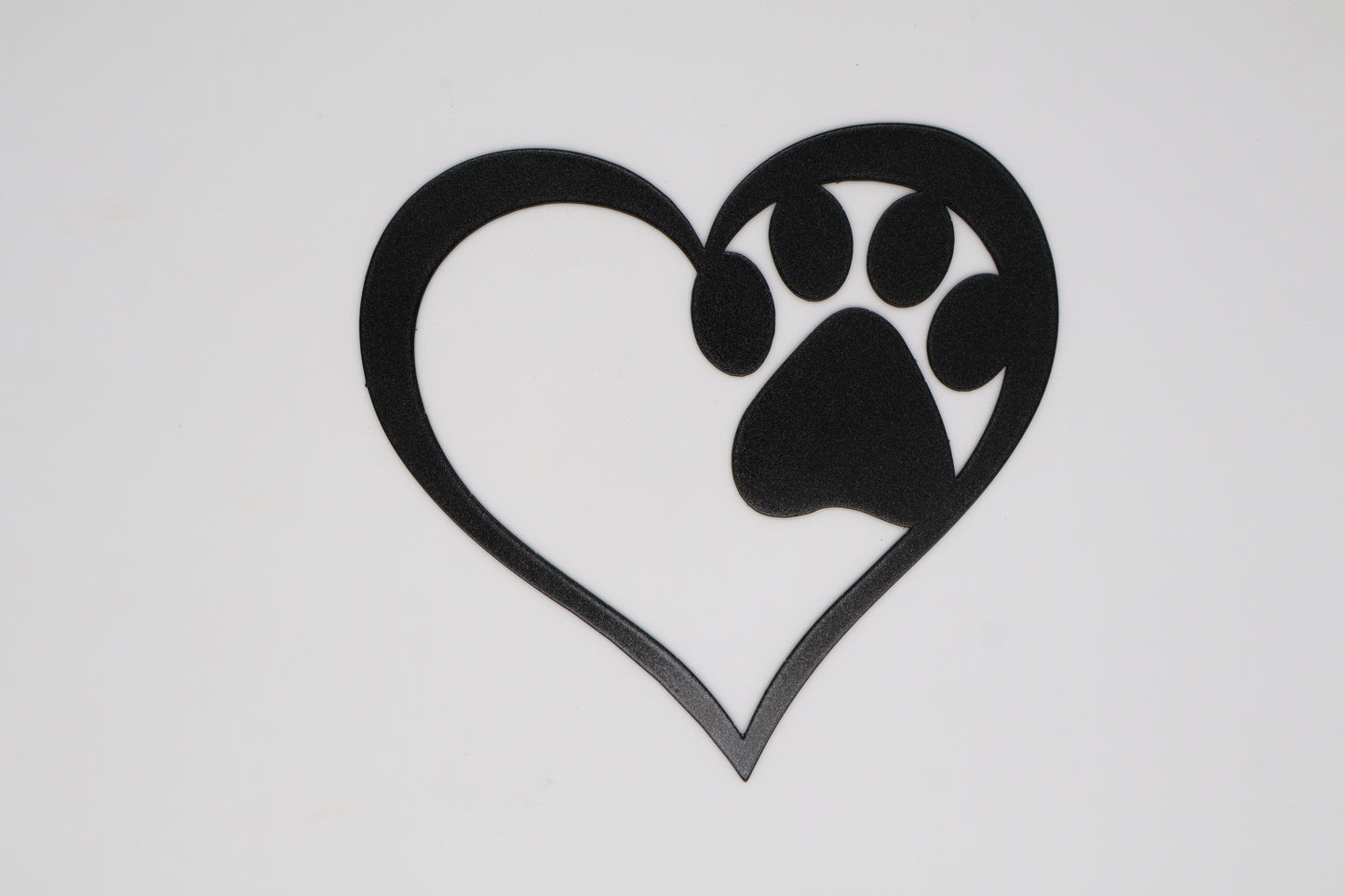 Heart With Paw Print Sign