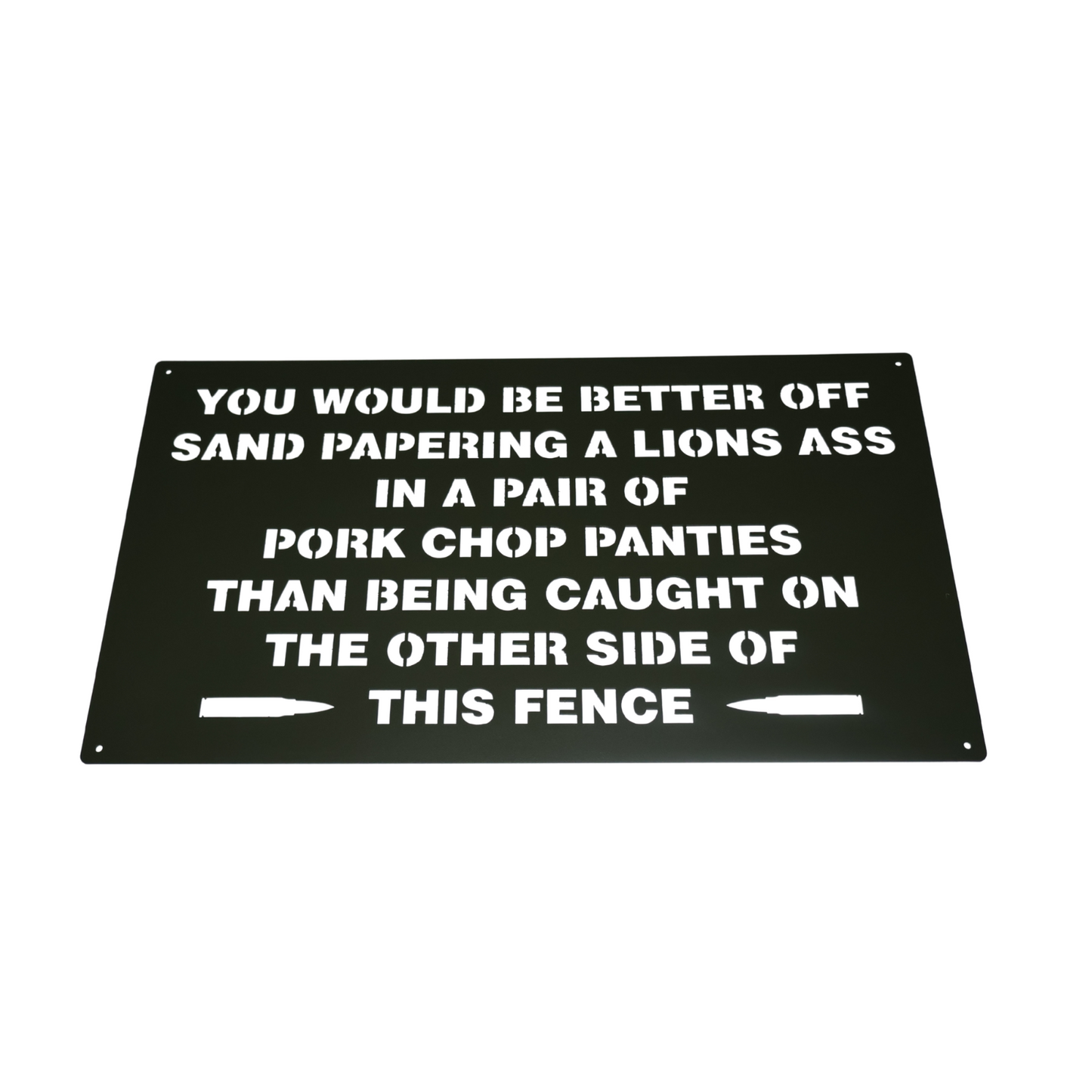 Better Off Sandpapering Lion