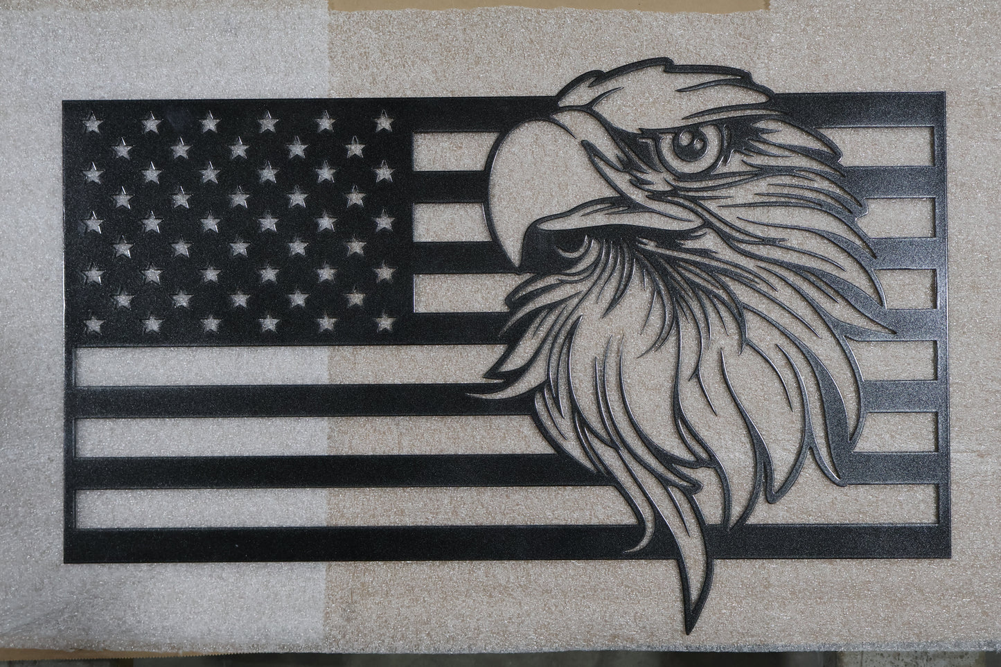 Eagle Head Flag Sign