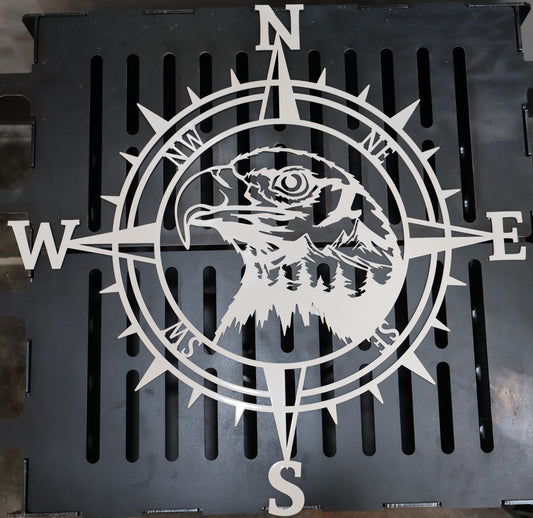 Eagle Head Compass Sign