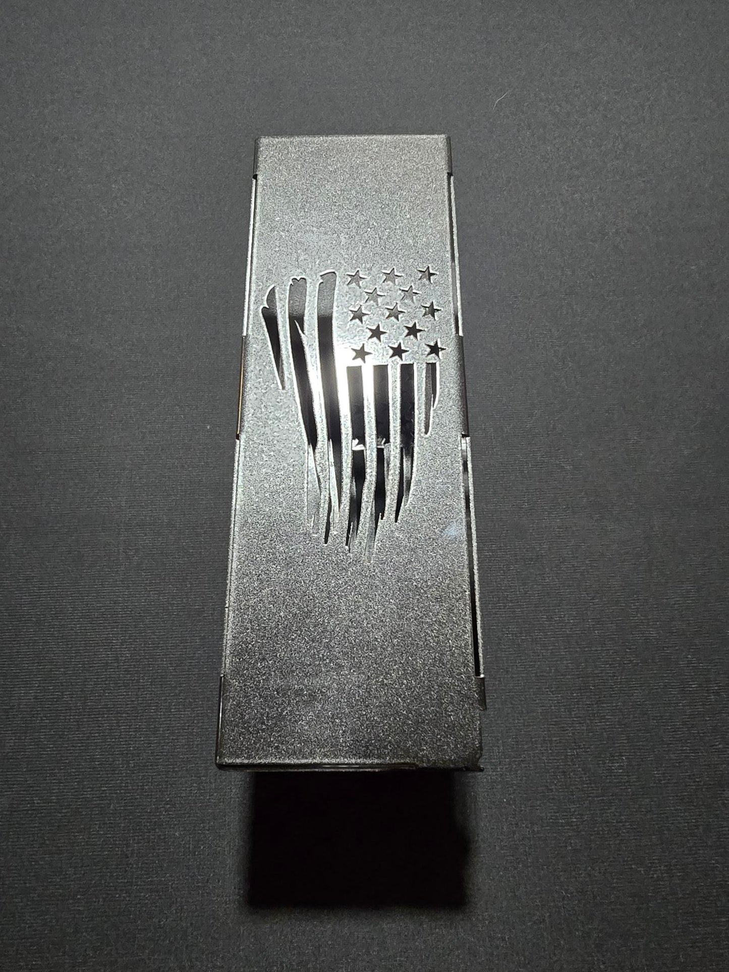 Tattered Flag Can Cooler Holder