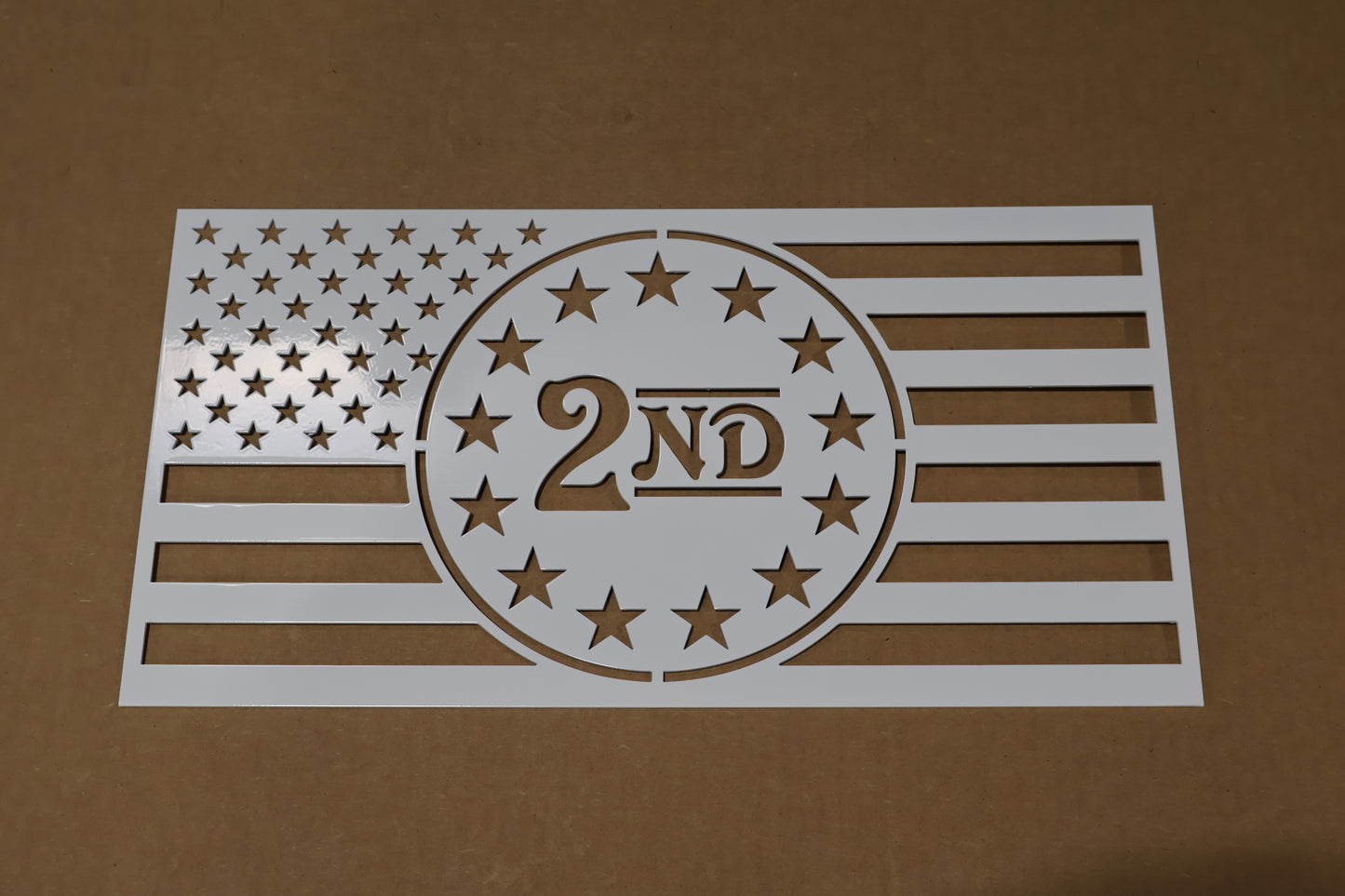 2nd Amendment Flag Sign