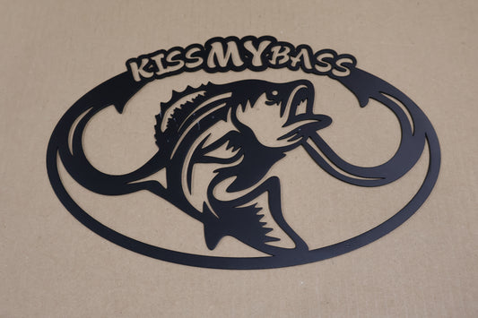 Kiss My Bass Sign