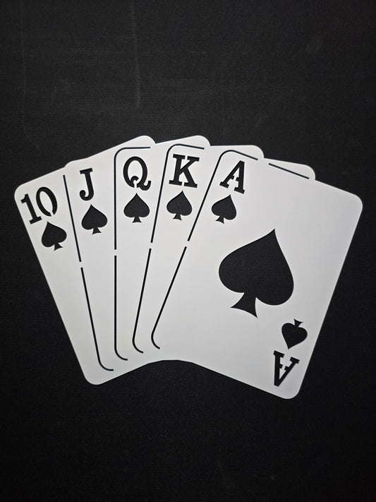 Royal Flush Spades Sign