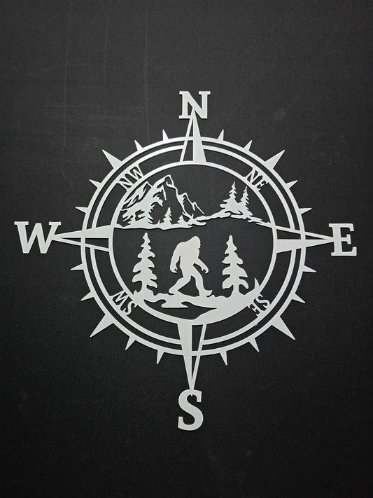 Sasquatch Compass Sign