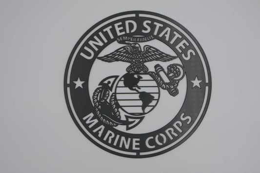 United States Marine Corps Logo Sign