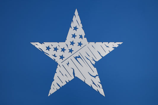 USA Flag Star Sign
