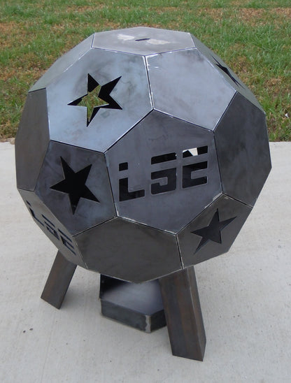 Small 3D Globe Fire Pit