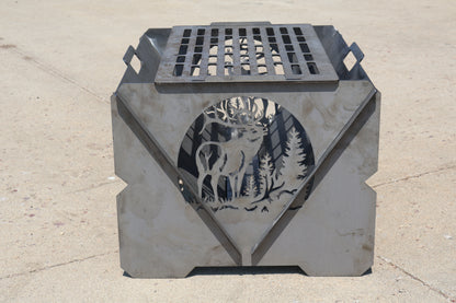 Elk Scene Fire Pit