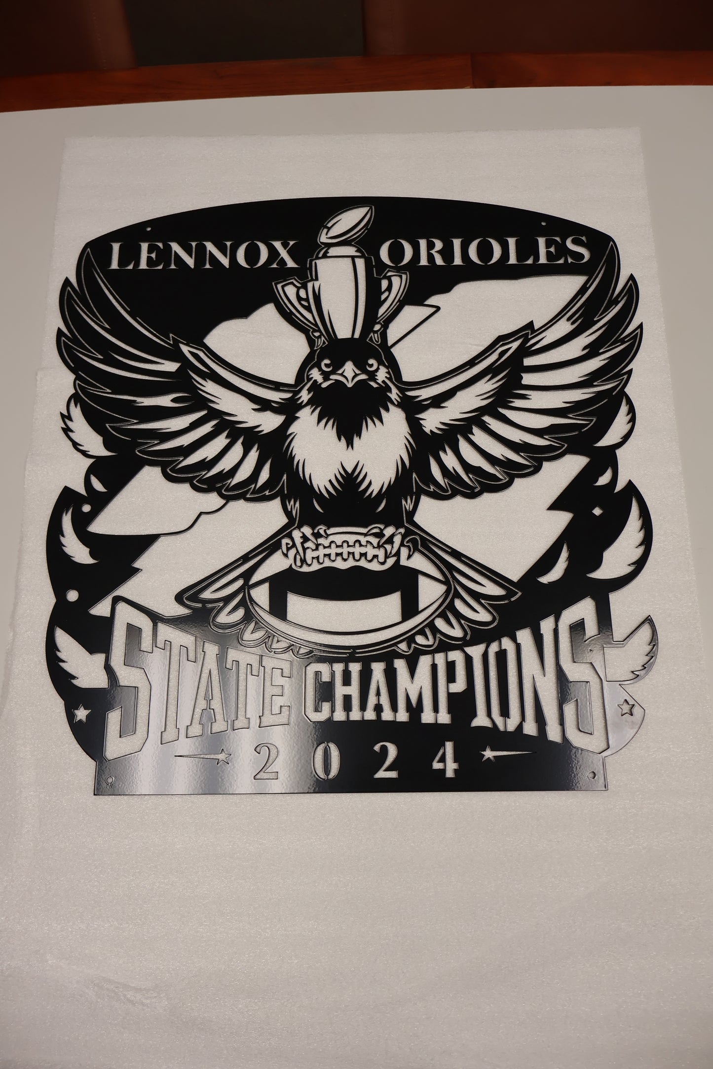 Lennox Orioles 2024 State Champions Sign