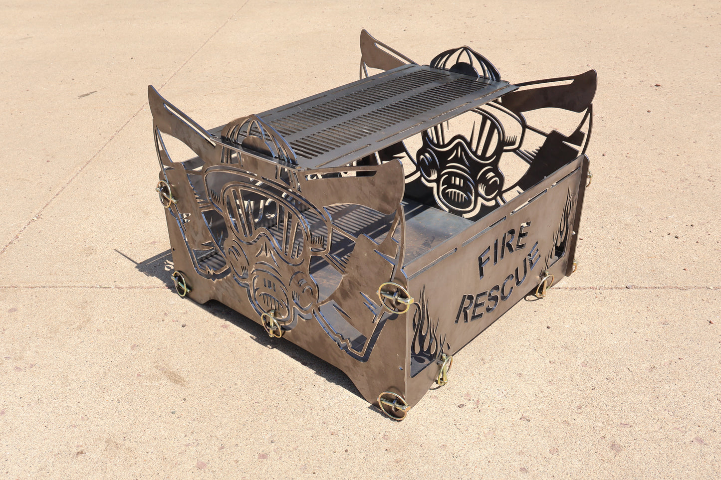 Firefighter Fire Pit
