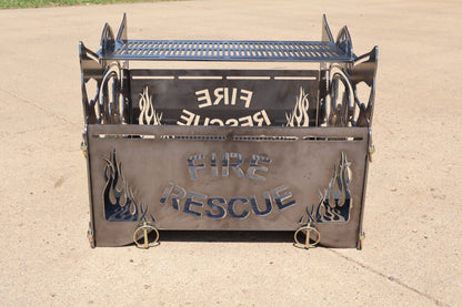 Firefighter Fire Pit
