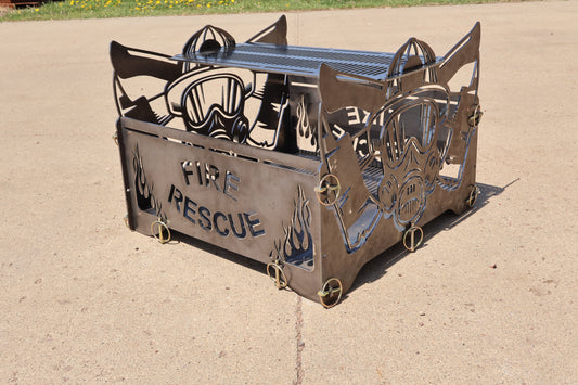 Firefighter Fire Pit