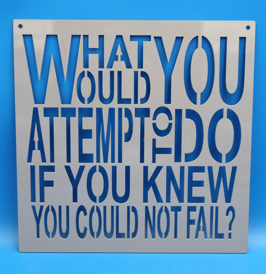 What Would You Do Sign