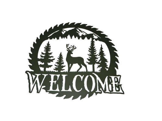 Welcome Deer Scene