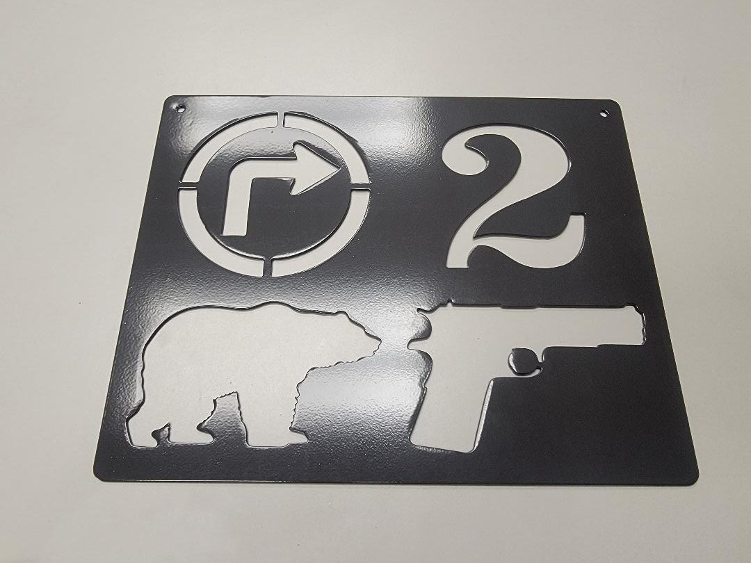 Right 2 Bear Arms Sign